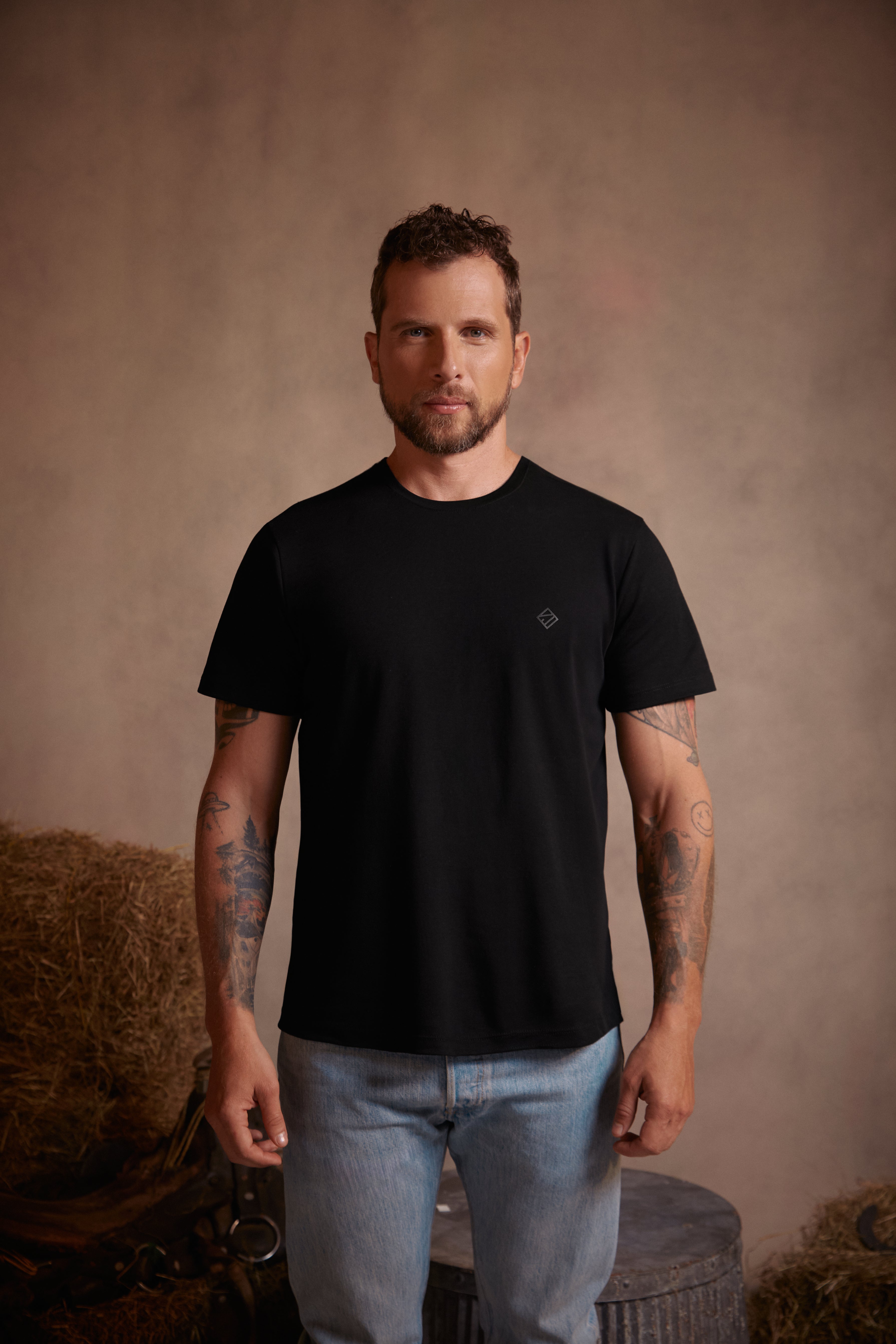 Camiseta texas negra